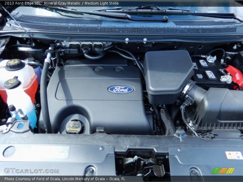 Mineral Gray Metallic / Medium Light Stone 2013 Ford Edge SEL