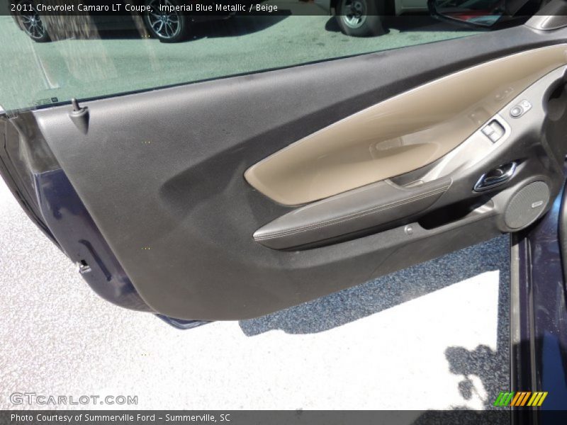 Imperial Blue Metallic / Beige 2011 Chevrolet Camaro LT Coupe