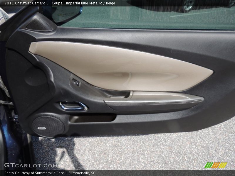 Imperial Blue Metallic / Beige 2011 Chevrolet Camaro LT Coupe