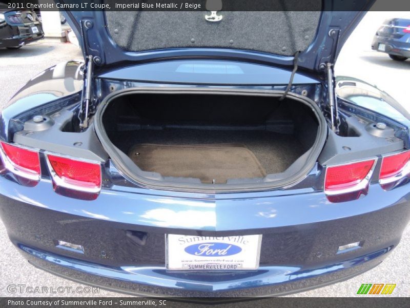 Imperial Blue Metallic / Beige 2011 Chevrolet Camaro LT Coupe