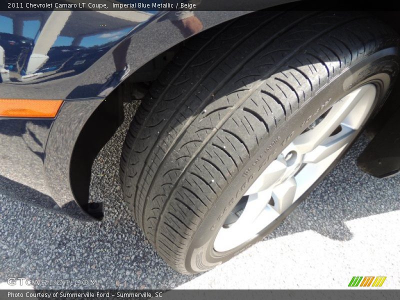 Imperial Blue Metallic / Beige 2011 Chevrolet Camaro LT Coupe