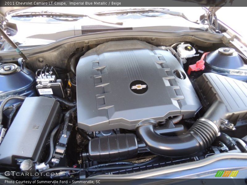 Imperial Blue Metallic / Beige 2011 Chevrolet Camaro LT Coupe