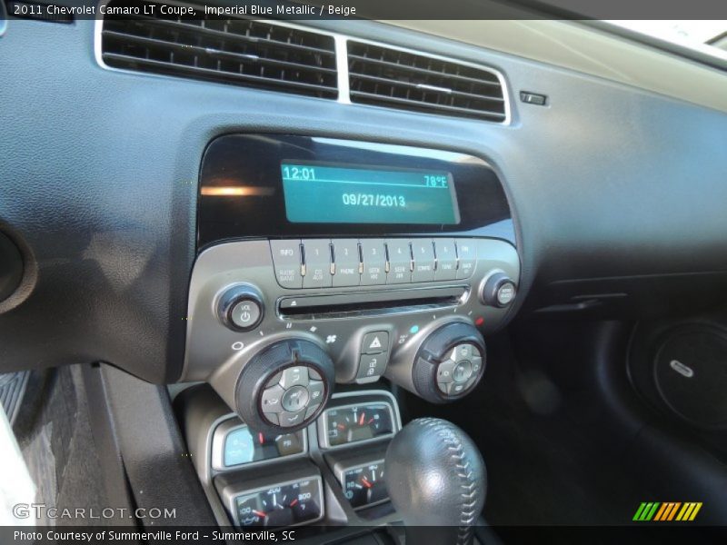 Imperial Blue Metallic / Beige 2011 Chevrolet Camaro LT Coupe