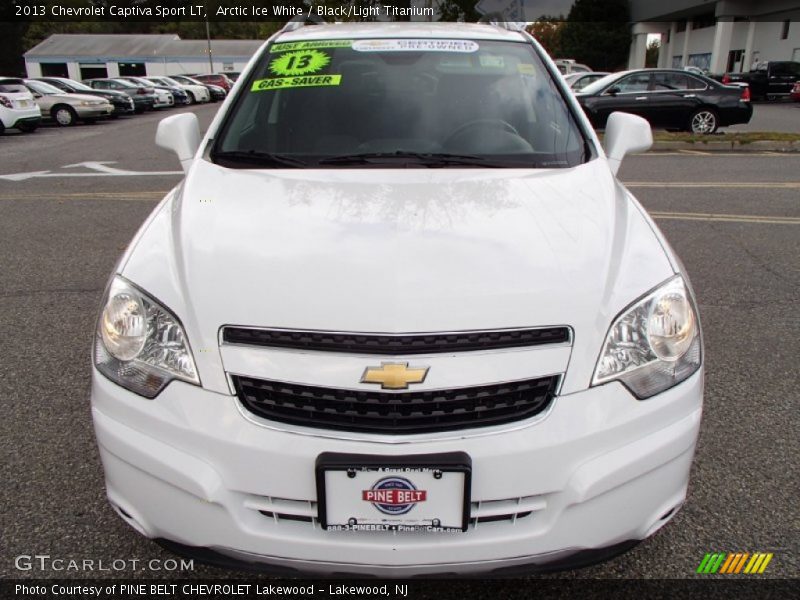 Arctic Ice White / Black/Light Titanium 2013 Chevrolet Captiva Sport LT