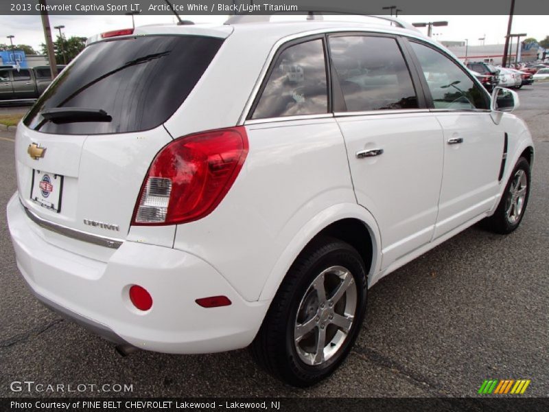 Arctic Ice White / Black/Light Titanium 2013 Chevrolet Captiva Sport LT