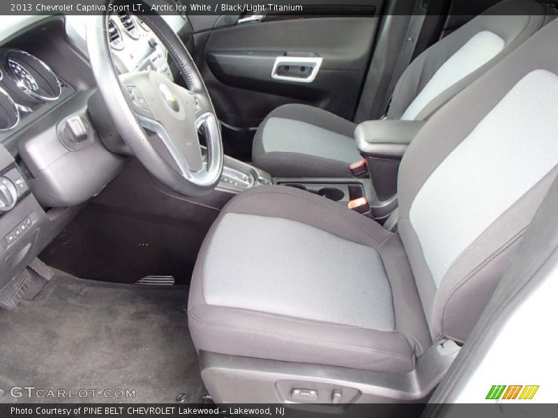 Front Seat of 2013 Captiva Sport LT
