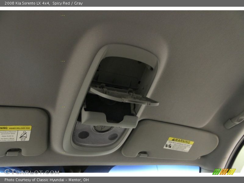 Spicy Red / Gray 2008 Kia Sorento LX 4x4