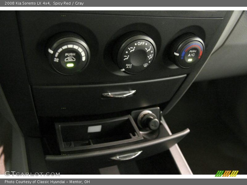 Spicy Red / Gray 2008 Kia Sorento LX 4x4