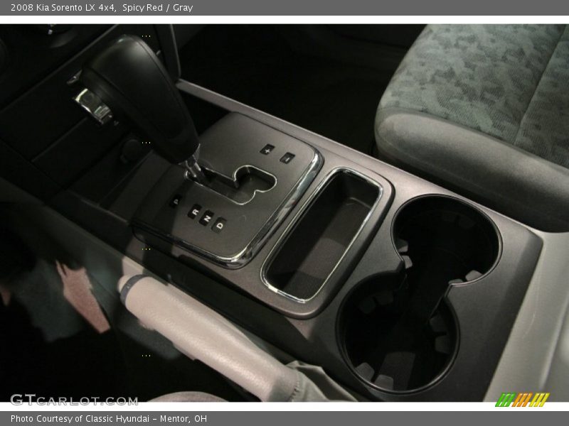Spicy Red / Gray 2008 Kia Sorento LX 4x4