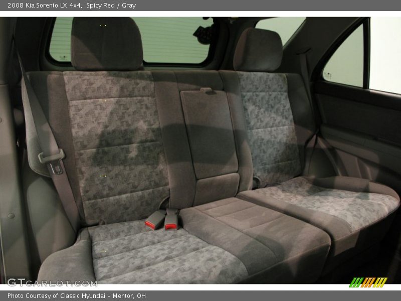 Spicy Red / Gray 2008 Kia Sorento LX 4x4