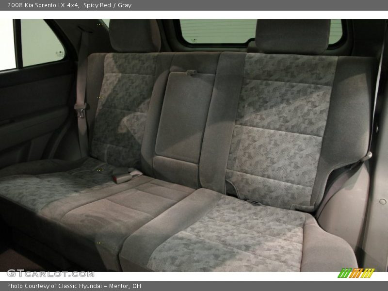 Spicy Red / Gray 2008 Kia Sorento LX 4x4