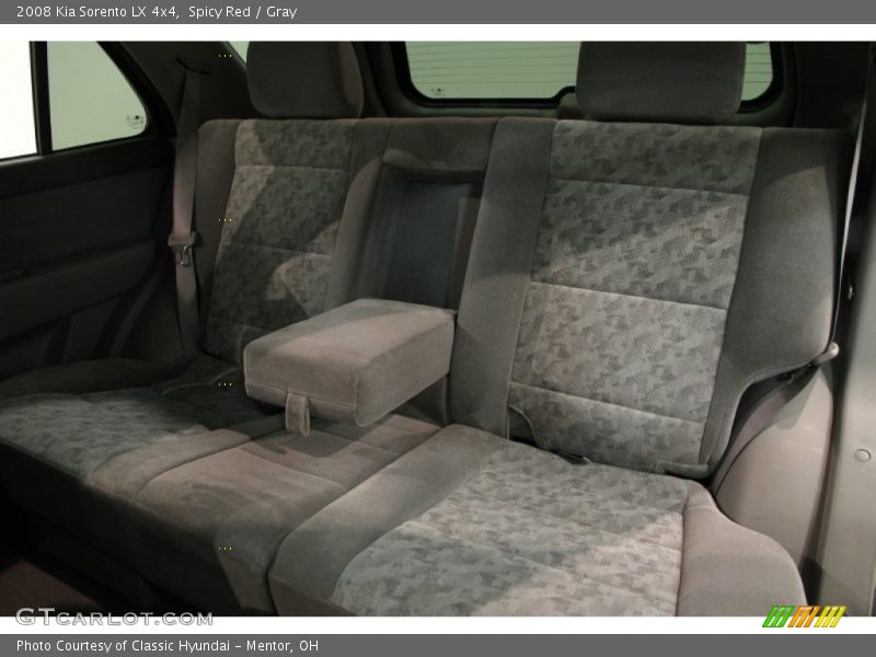 Spicy Red / Gray 2008 Kia Sorento LX 4x4