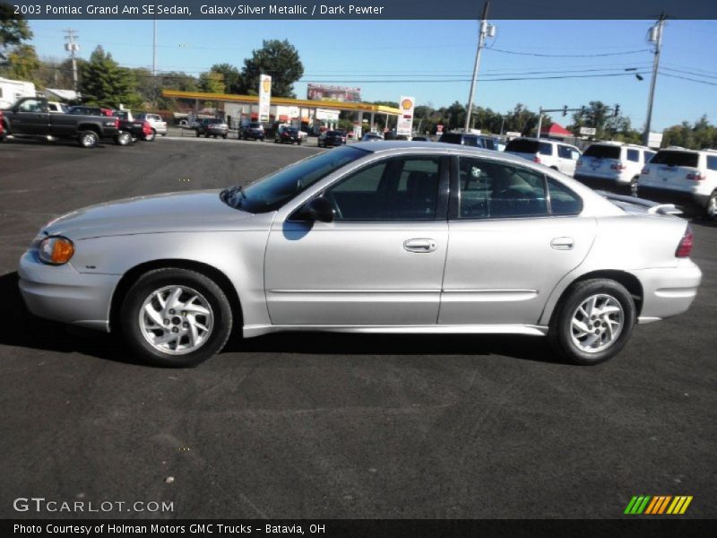 Galaxy Silver Metallic / Dark Pewter 2003 Pontiac Grand Am SE Sedan