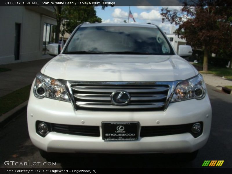 Starfire White Pearl / Sepia/Auburn Bubinga 2012 Lexus GX 460