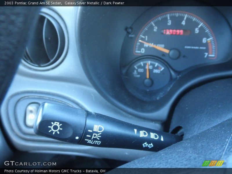 Galaxy Silver Metallic / Dark Pewter 2003 Pontiac Grand Am SE Sedan