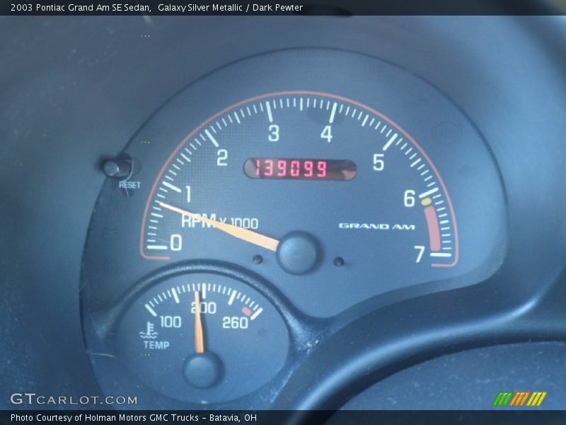 Galaxy Silver Metallic / Dark Pewter 2003 Pontiac Grand Am SE Sedan