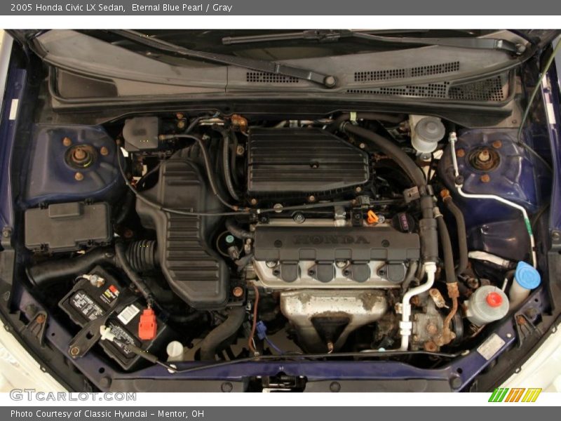  2005 Civic LX Sedan Engine - 1.7L SOHC 16V VTEC 4 Cylinder