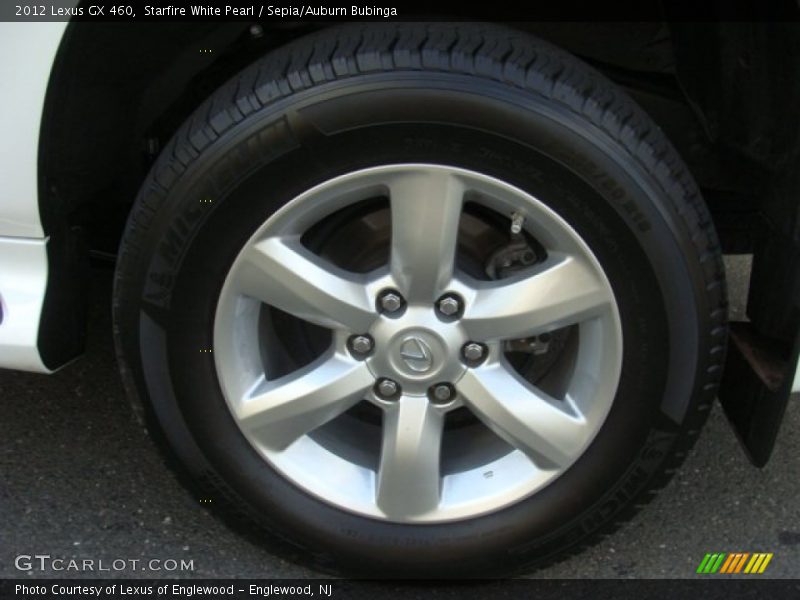 Starfire White Pearl / Sepia/Auburn Bubinga 2012 Lexus GX 460