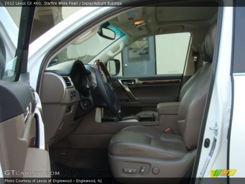 Starfire White Pearl / Sepia/Auburn Bubinga 2012 Lexus GX 460