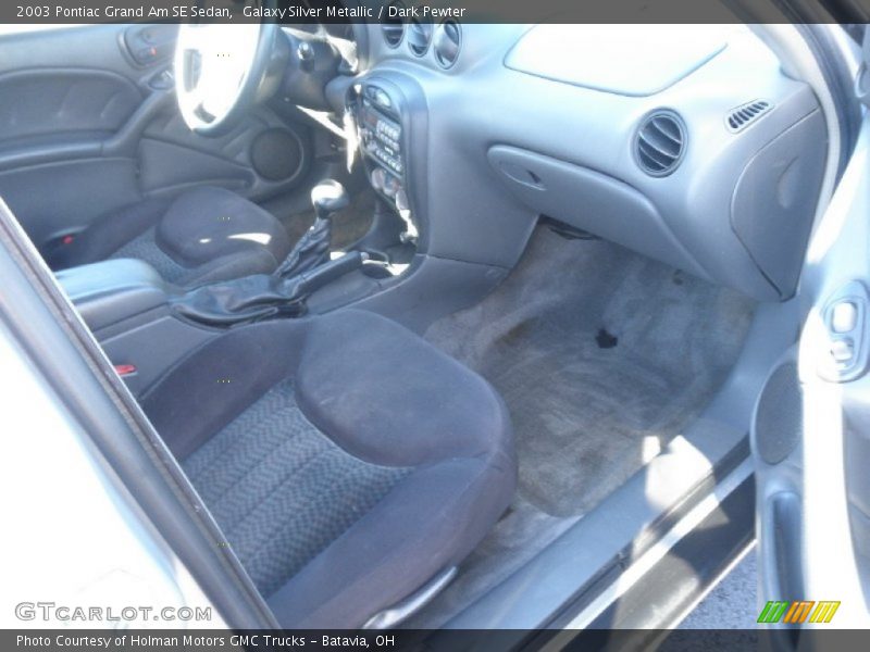 Galaxy Silver Metallic / Dark Pewter 2003 Pontiac Grand Am SE Sedan