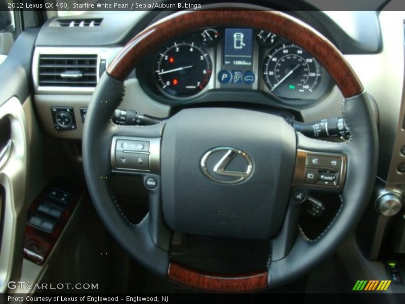 Starfire White Pearl / Sepia/Auburn Bubinga 2012 Lexus GX 460