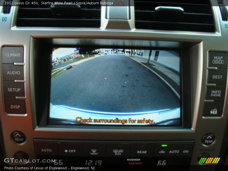 Starfire White Pearl / Sepia/Auburn Bubinga 2012 Lexus GX 460