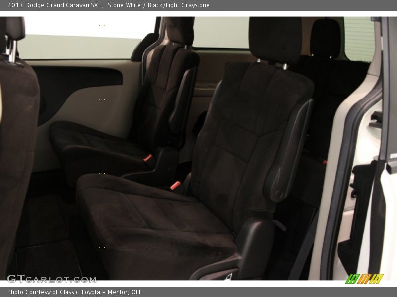 Stone White / Black/Light Graystone 2013 Dodge Grand Caravan SXT