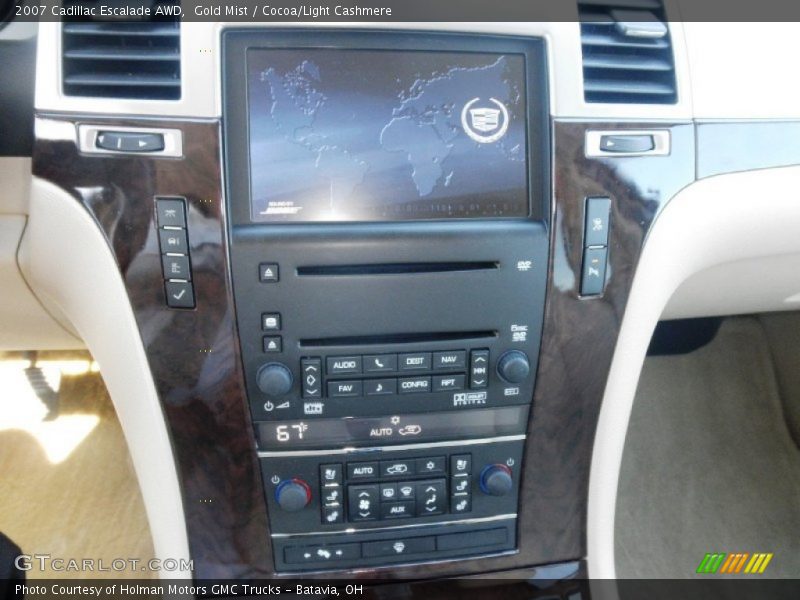 Gold Mist / Cocoa/Light Cashmere 2007 Cadillac Escalade AWD