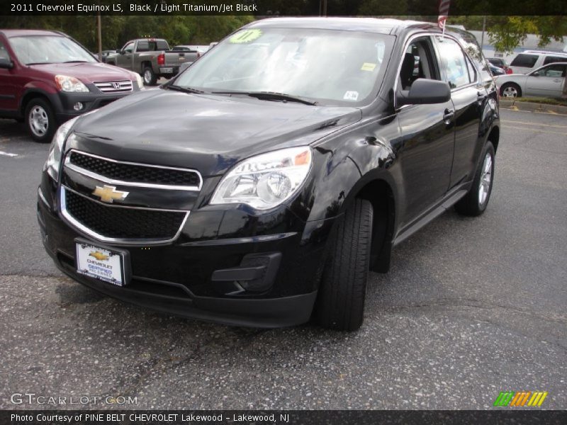 Black / Light Titanium/Jet Black 2011 Chevrolet Equinox LS