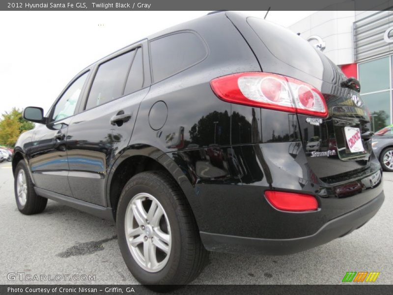 Twilight Black / Gray 2012 Hyundai Santa Fe GLS