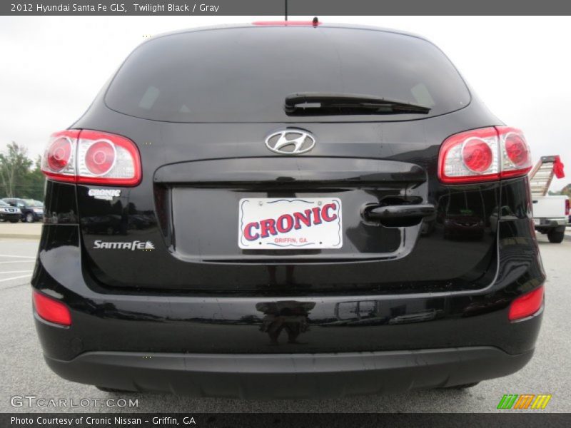 Twilight Black / Gray 2012 Hyundai Santa Fe GLS