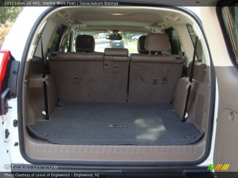 Starfire White Pearl / Sepia/Auburn Bubinga 2012 Lexus GX 460
