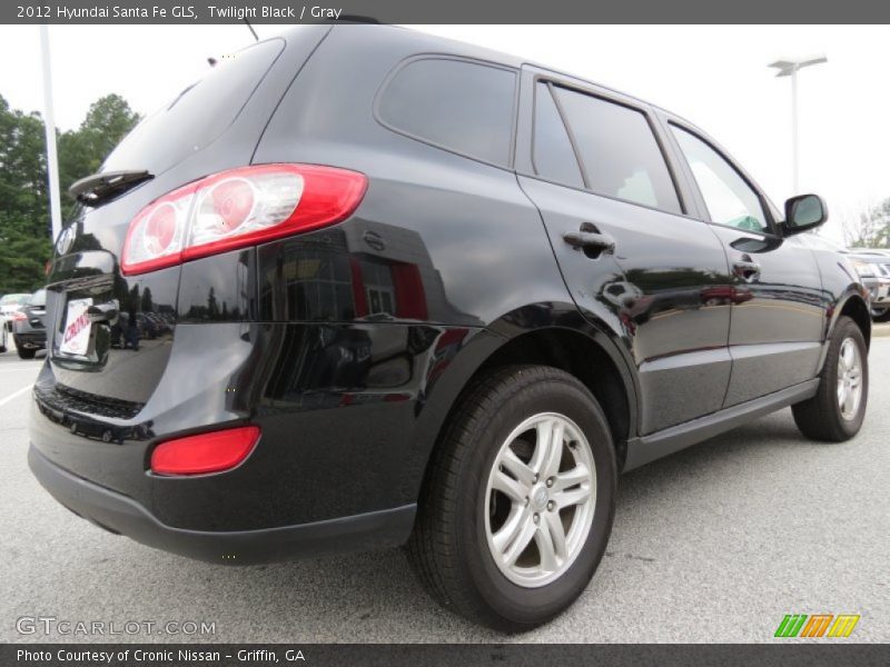 Twilight Black / Gray 2012 Hyundai Santa Fe GLS