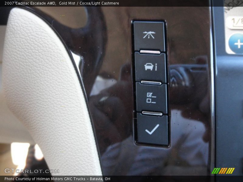 Gold Mist / Cocoa/Light Cashmere 2007 Cadillac Escalade AWD