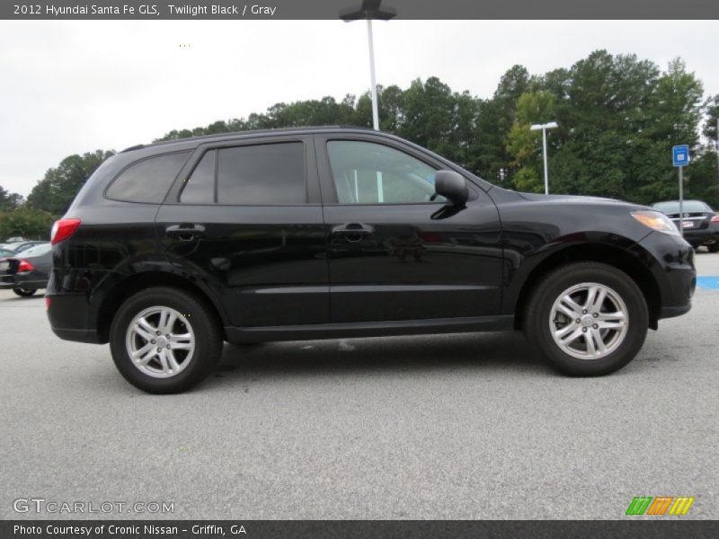 Twilight Black / Gray 2012 Hyundai Santa Fe GLS