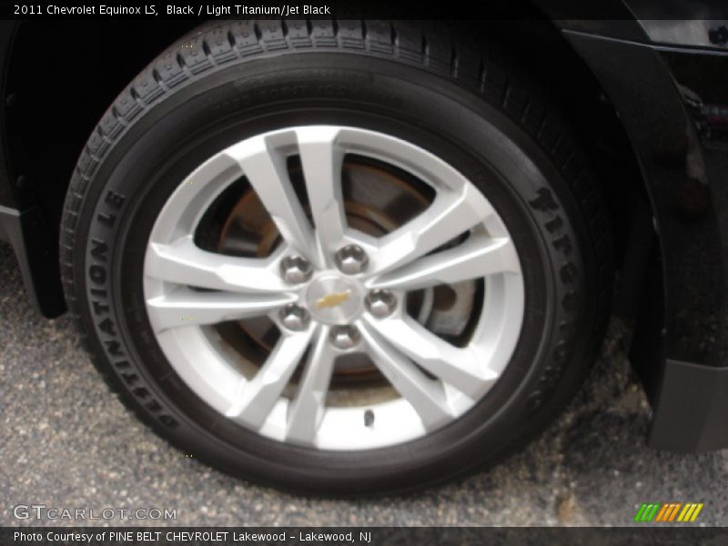 Black / Light Titanium/Jet Black 2011 Chevrolet Equinox LS