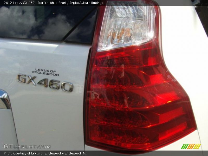 Starfire White Pearl / Sepia/Auburn Bubinga 2012 Lexus GX 460
