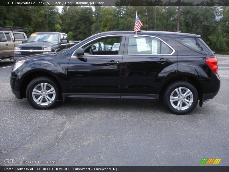 Black / Light Titanium/Jet Black 2011 Chevrolet Equinox LS