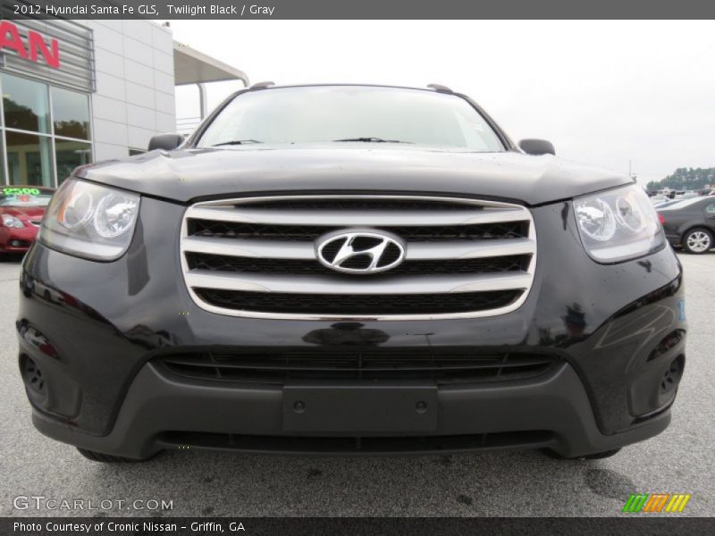 Twilight Black / Gray 2012 Hyundai Santa Fe GLS