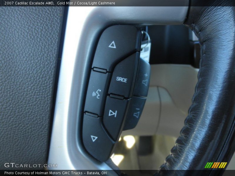 Gold Mist / Cocoa/Light Cashmere 2007 Cadillac Escalade AWD
