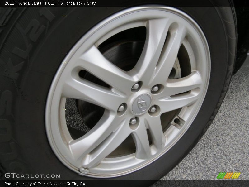 Twilight Black / Gray 2012 Hyundai Santa Fe GLS