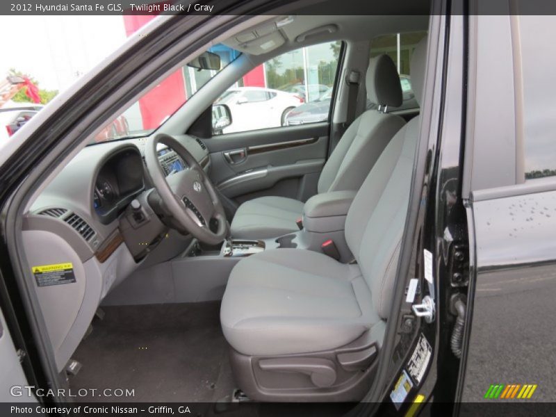 Twilight Black / Gray 2012 Hyundai Santa Fe GLS