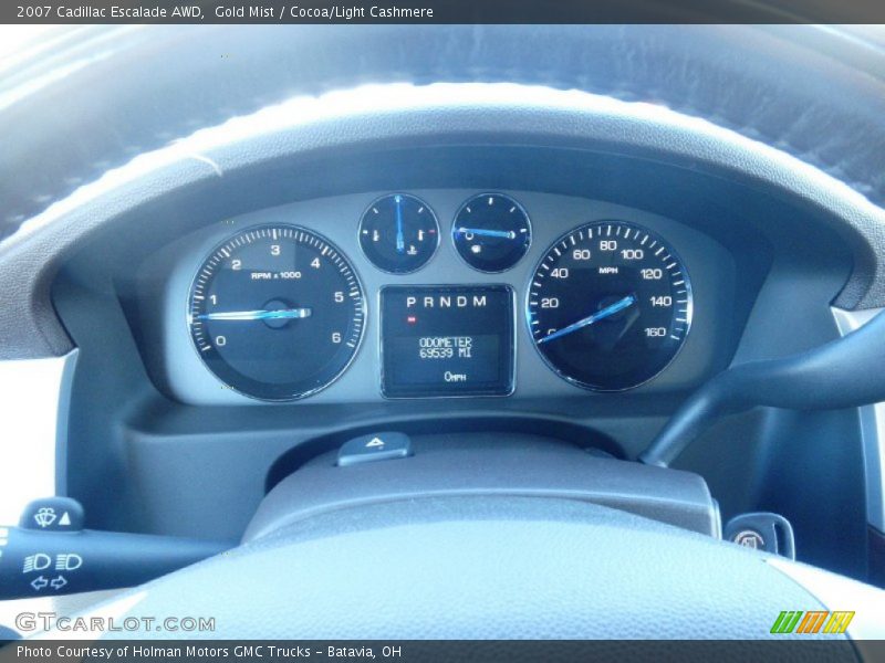 Gold Mist / Cocoa/Light Cashmere 2007 Cadillac Escalade AWD
