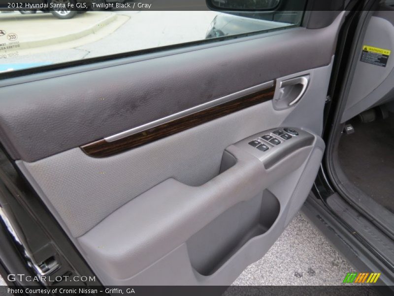Twilight Black / Gray 2012 Hyundai Santa Fe GLS