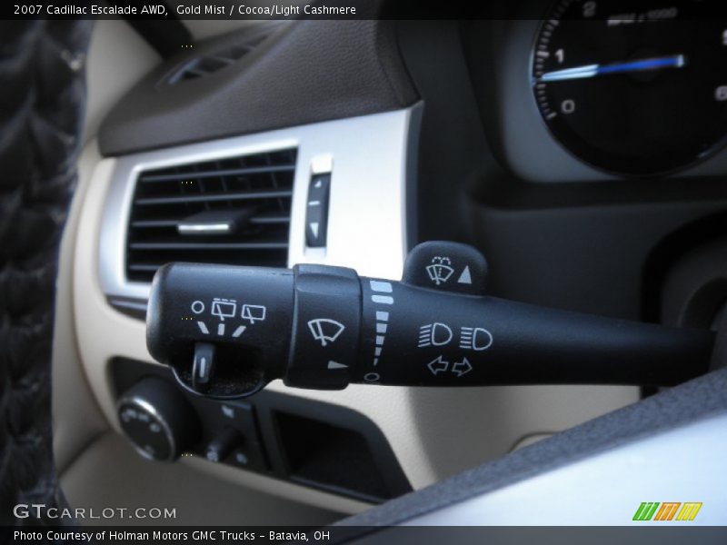 Gold Mist / Cocoa/Light Cashmere 2007 Cadillac Escalade AWD