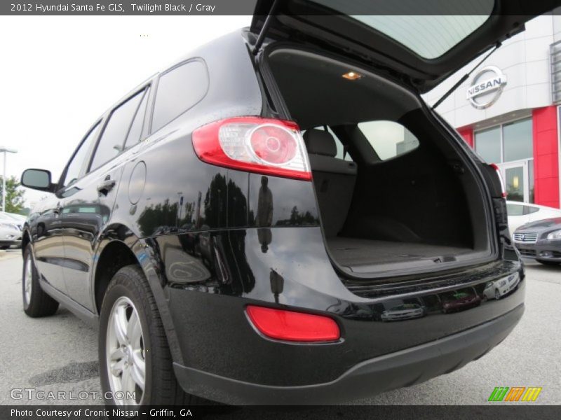 Twilight Black / Gray 2012 Hyundai Santa Fe GLS