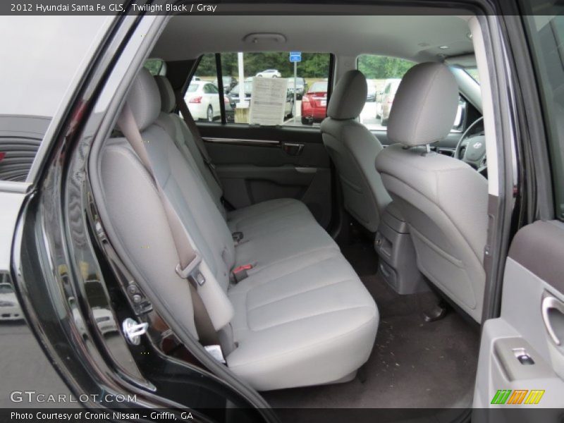 Twilight Black / Gray 2012 Hyundai Santa Fe GLS