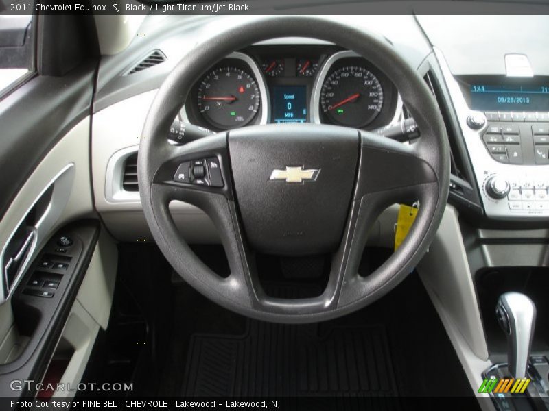 Black / Light Titanium/Jet Black 2011 Chevrolet Equinox LS