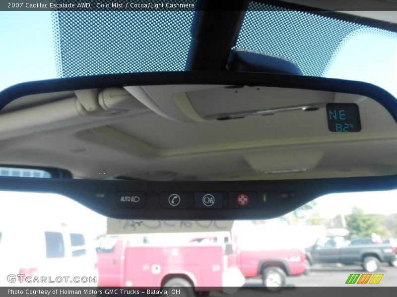Gold Mist / Cocoa/Light Cashmere 2007 Cadillac Escalade AWD