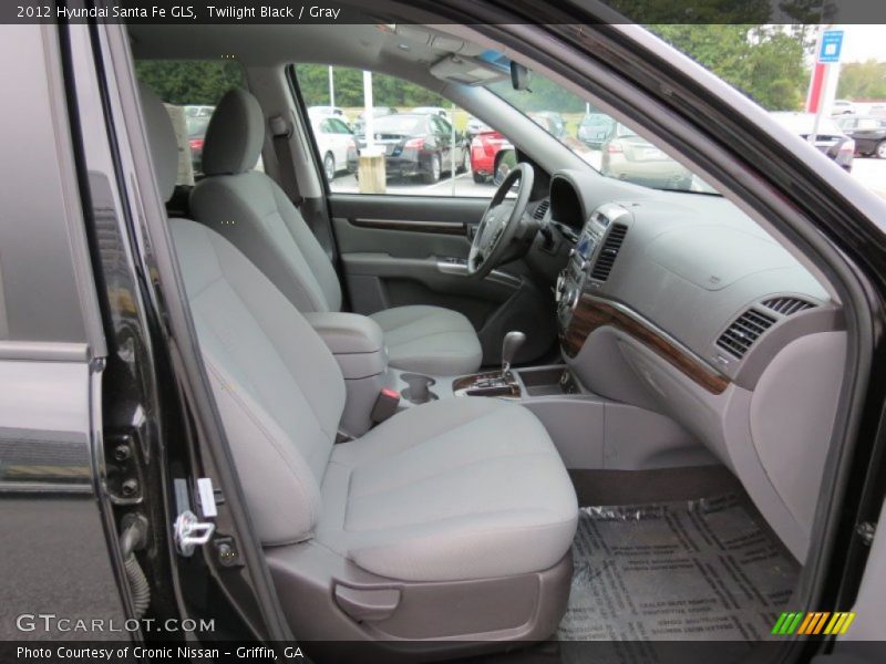 Twilight Black / Gray 2012 Hyundai Santa Fe GLS